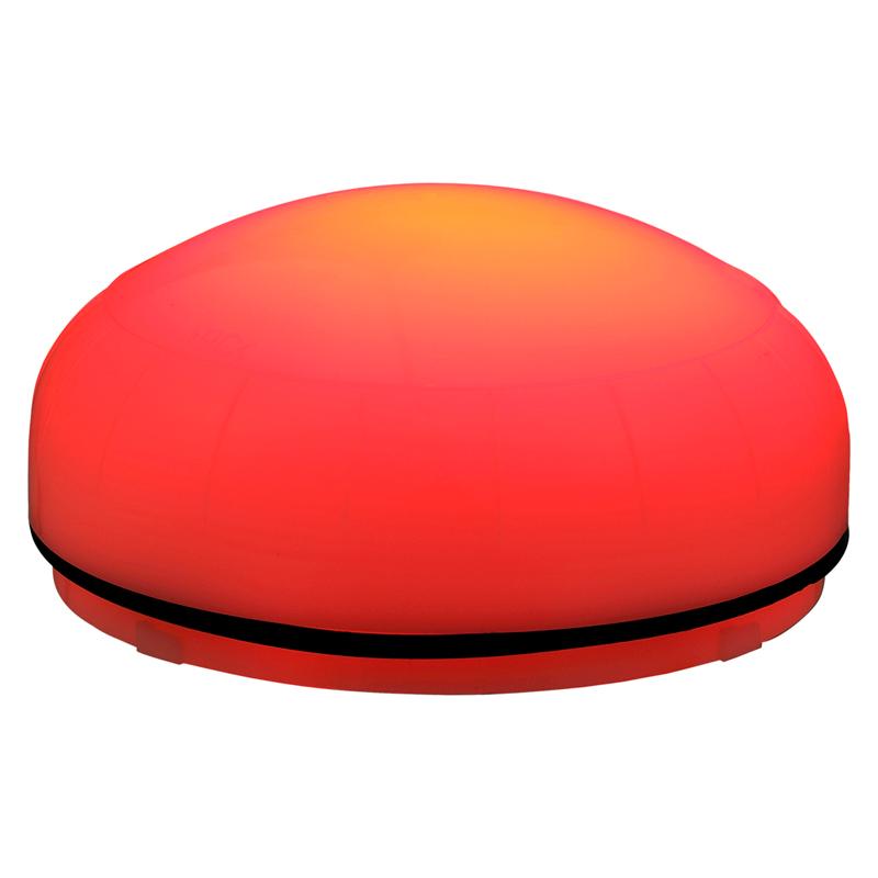 Mline : feu LED rge - fixe/clignotant/stroboscopique - lentille opaline - IP66