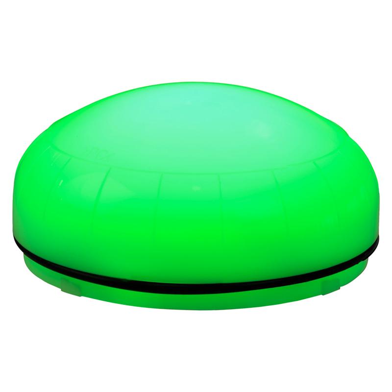 Mline : feu LED vert - fixe/clignotant/stroboscopique - lentille opaline - IP66