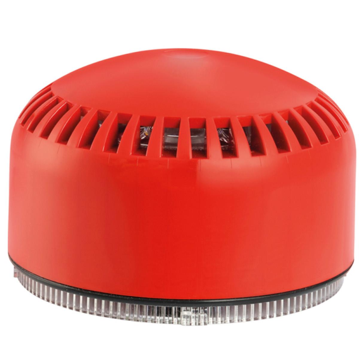 Mline : sirène électronique - 105dB - 32 tonalités - IP65 - rouge