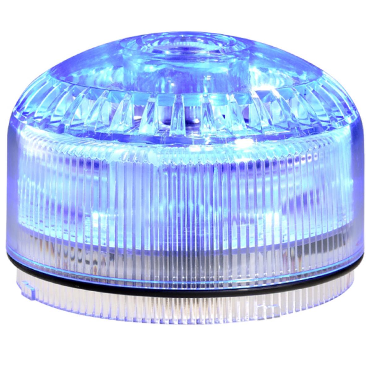 Dispositif LED bleu lumière fixe/strobos lentille allCLEAR 16 sons  100db IP65