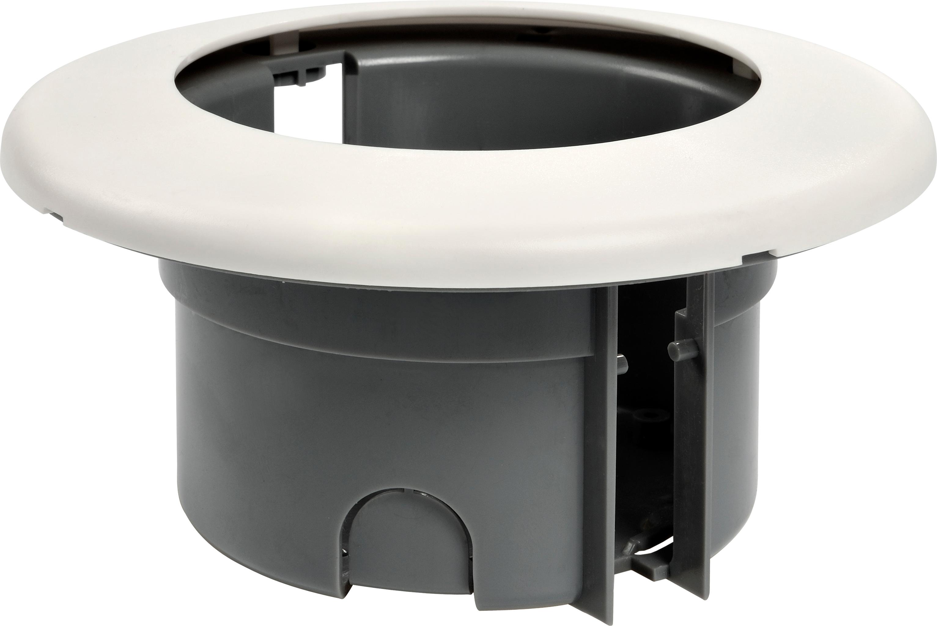 MLINE : Base à encastrer montage faux-plafond blanc  V40/80 ACDC