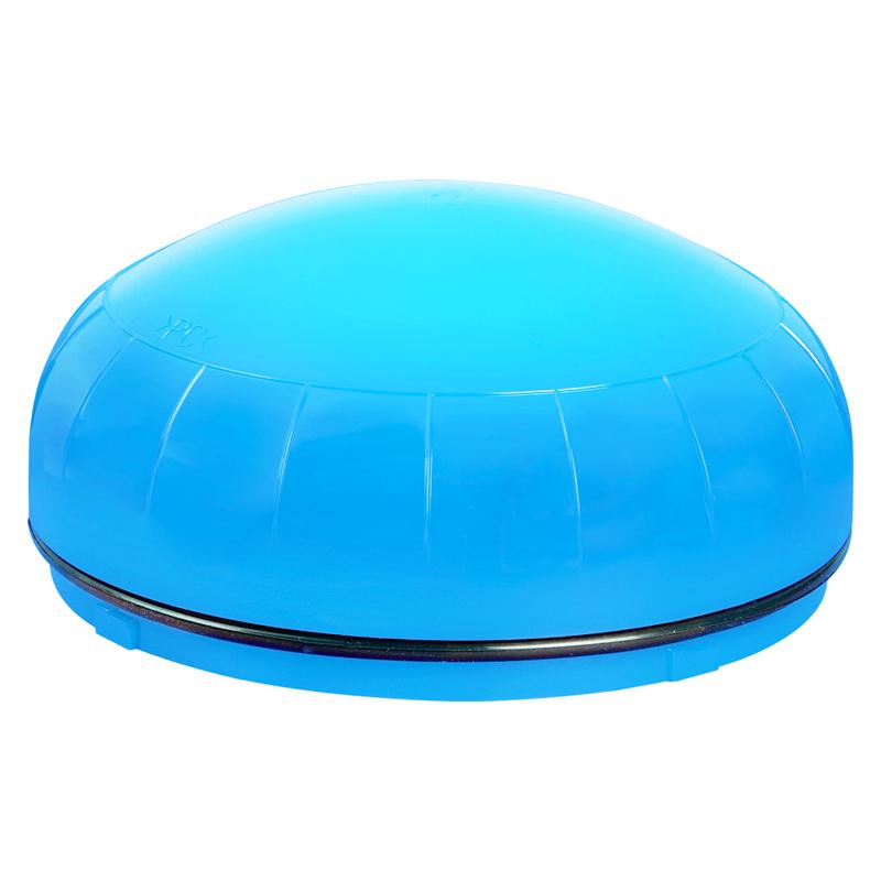 Mline : feu LED bleu - fixe/clignotant/stroboscopique - lentille opaline - IP66