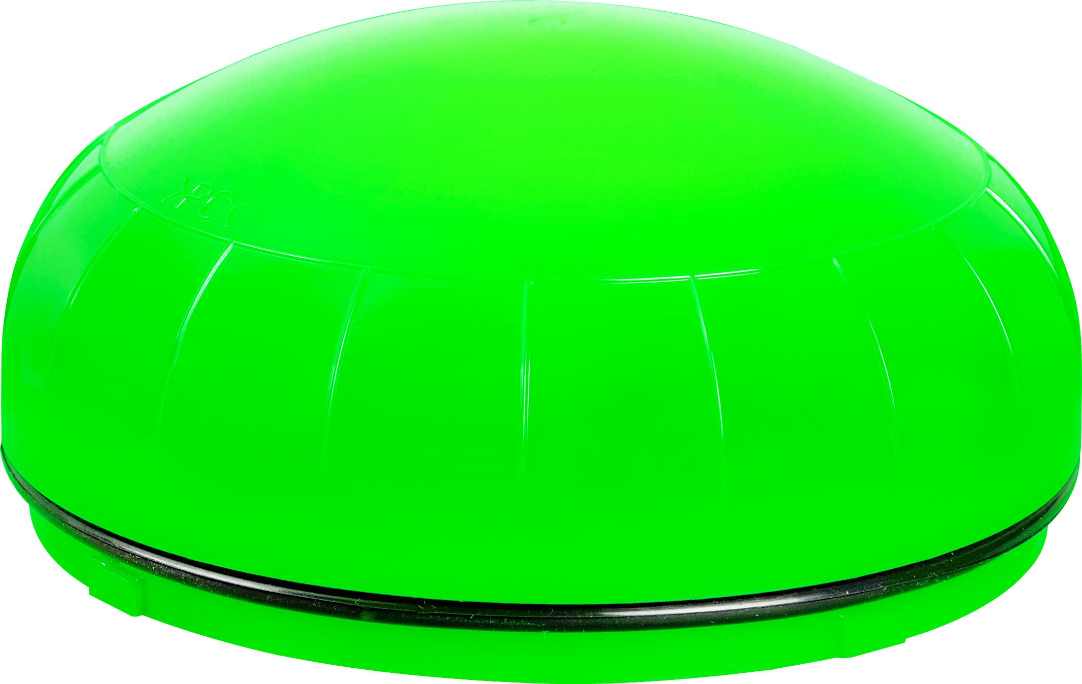 Mline : feu LED vert - fixe/clignotant/stroboscopique - lentille opaline - IP66