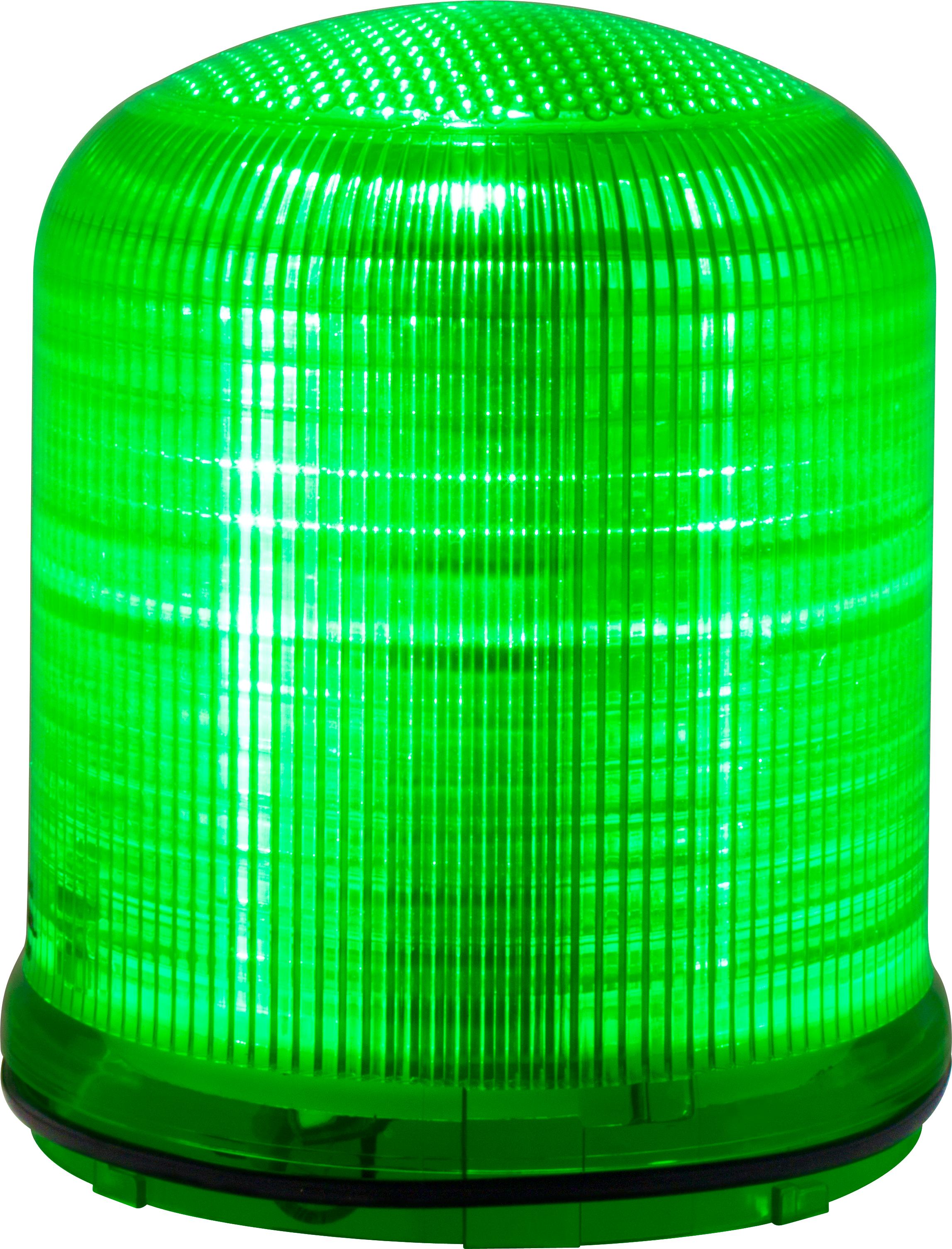 Mline : feu LED vert extra lumineux - clignotant/strobos/aleatoire - IP66