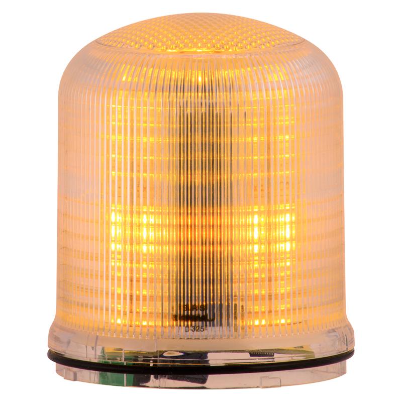 Mline : feu LED orange extra lumineux - clignotant/strobos/aleatoire - IP66