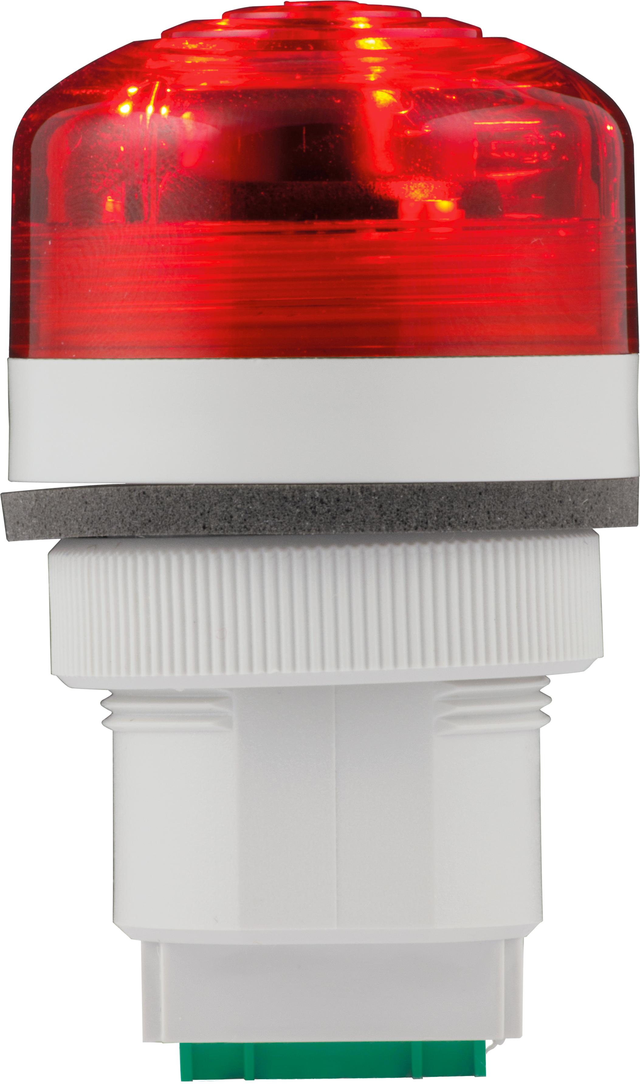 buzzer piézo-électrique fixe/clignotante son pulsé et continu 85db base grise