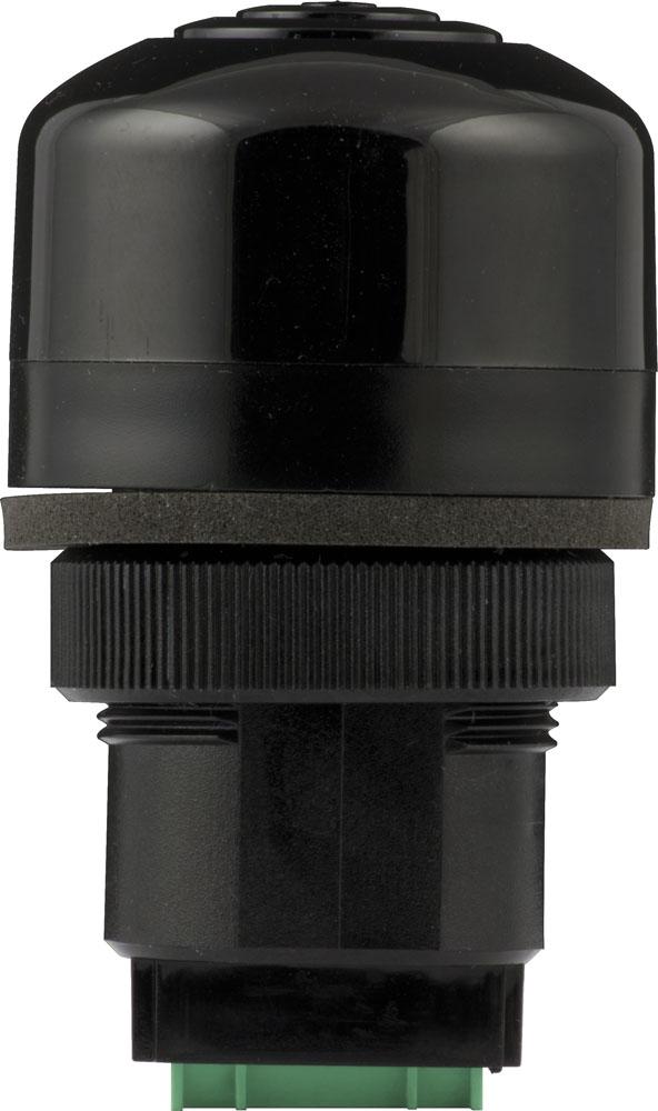 P40 A, buzzer piézo-électrique, son continu 70db, IP65, V12/24ACDC, base noire