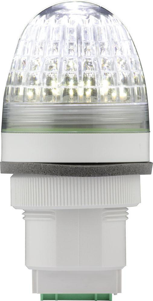 P40 S, feu LED multifonctionnel, lumière fixe, IP66, V12/24ACDC, base grise