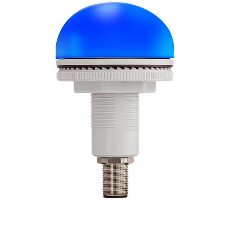 Feu led encastrable P50 S bleu 12/24VCACC IP66 miltifonction connecteur rapide