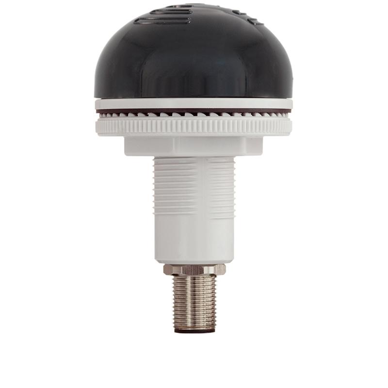 buzzer encastrable P50 A 92dB IP65 noir 12/24VCACC connecteur rapide M12