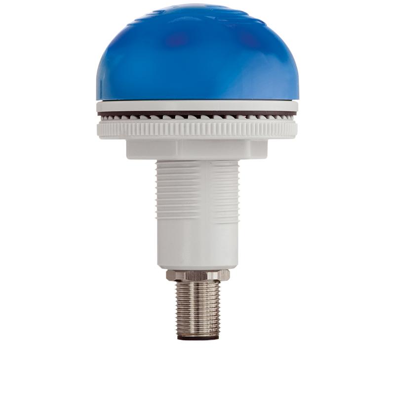 buzzer lumineux encastrable P50 A LED 92dB bleu 12/24VCACC connecteur rapide