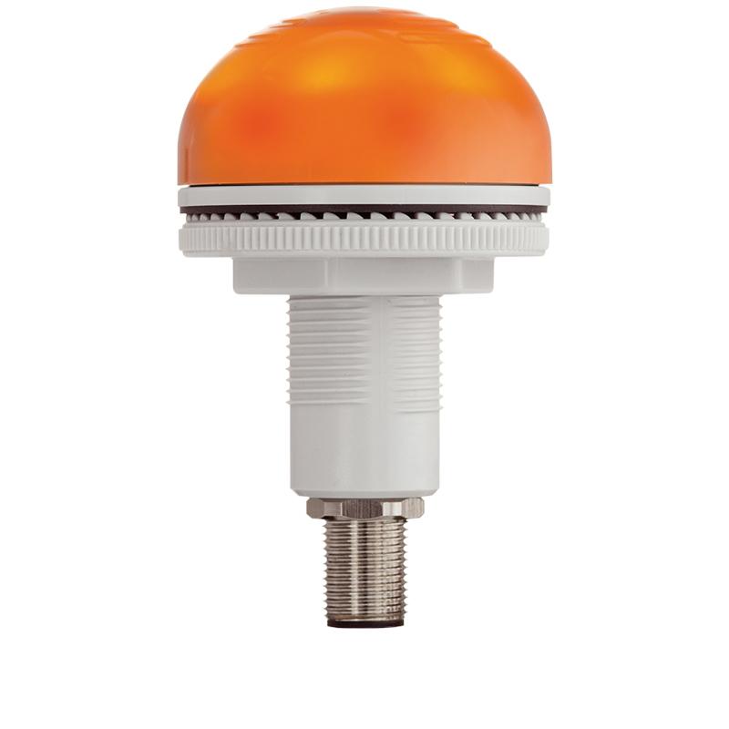 buzzer lumineux encastrable P50 A LED 92dB orange 12/24VCACC connecteur rapide
