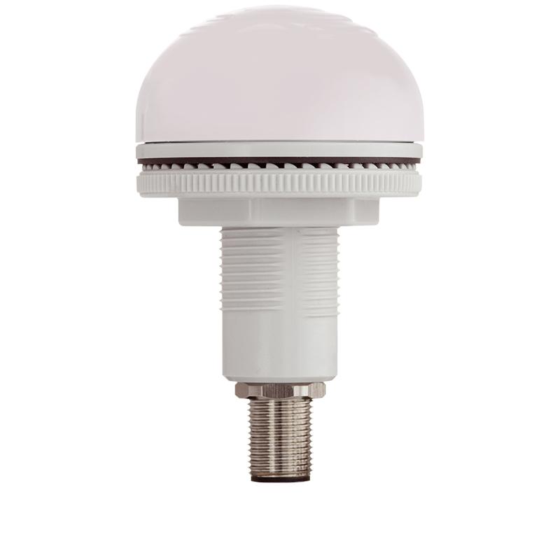 buzzer lumineux encastrable P50 A LED 92dB blanc 12/24VCACC connecteur rapide