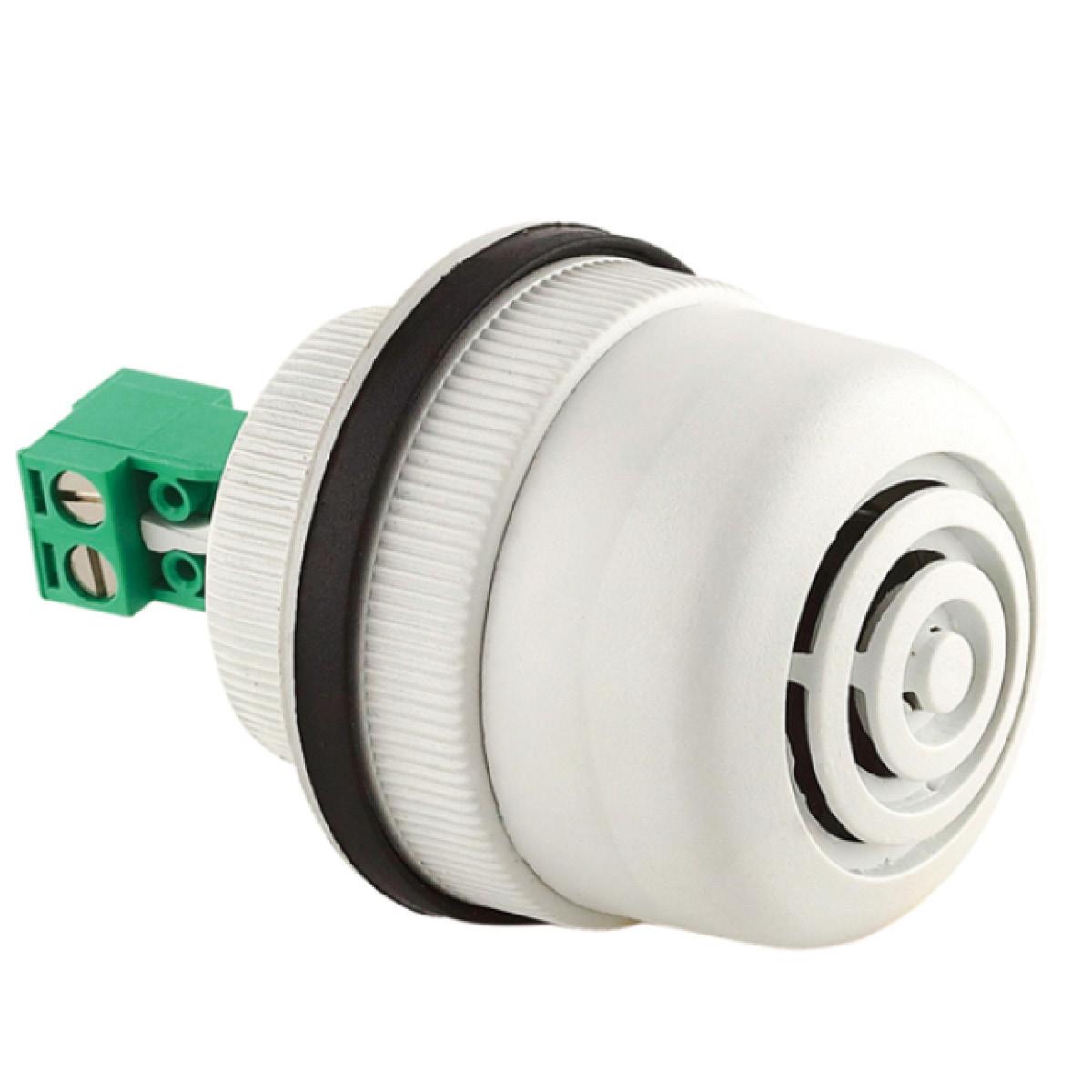 BEBIP buzzer  encastrable  (16-22-30mm) par bague son pulsé 82db IP55 V48ACDC