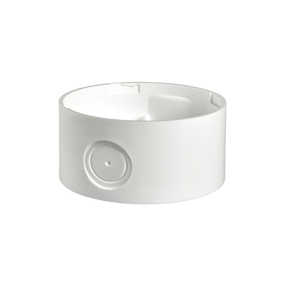 MLINE : Base haute montage à plat blanc câblage latérale  V12/24ACDC