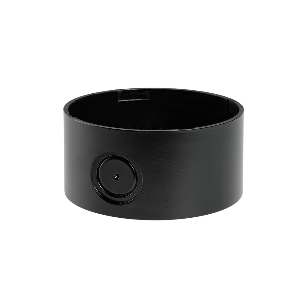 MLINE : Base haute montage à plat noir câblage latérale  V12/24ACDC