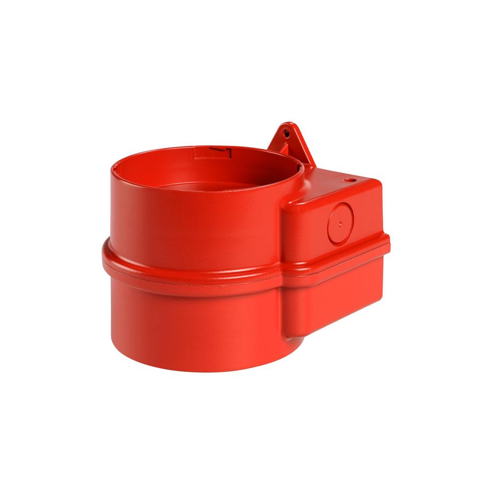 MLINE : Base murale rouge installation de 2 dispositifs MLINE : V120/240 AC