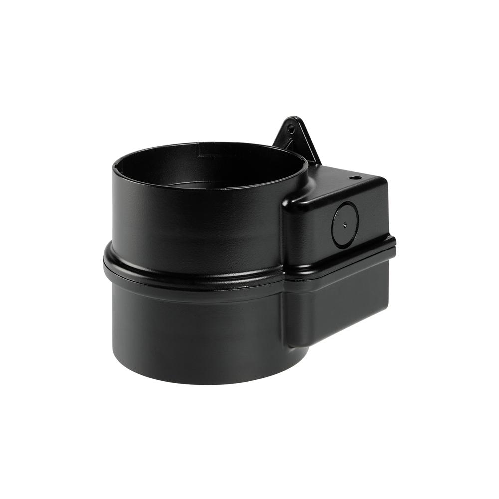 MLINE : Base murale noir installation de 2 dispositifs MLINE : V12/24 ACDC