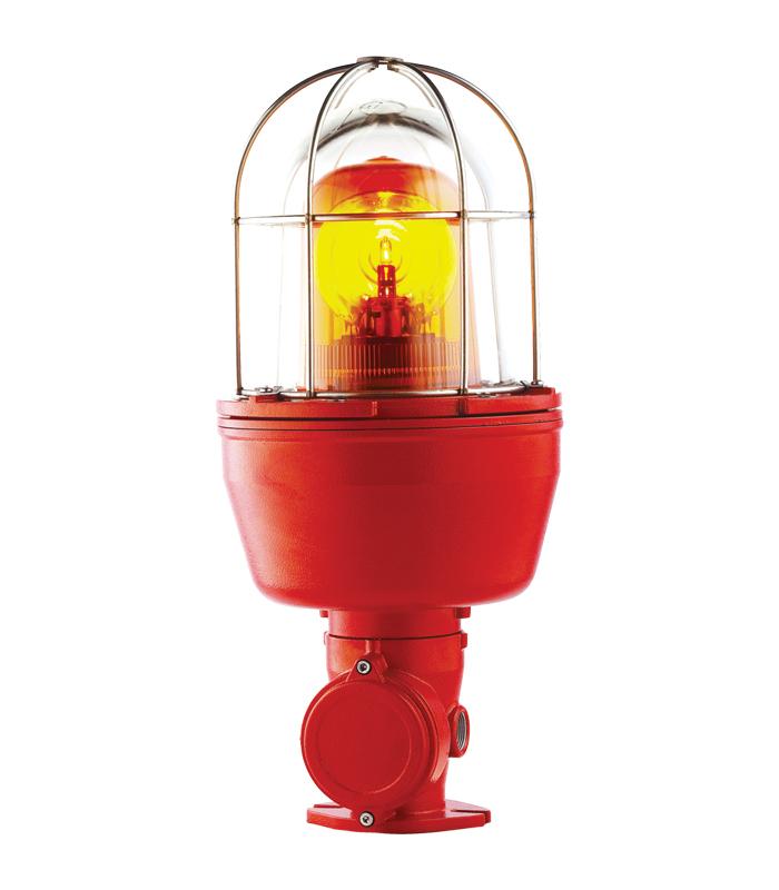 Feu Atex tournant, zone 1/2/21/22, IP66, II 2GD Ex de IIC T6 Ex tD A21 T85 °C