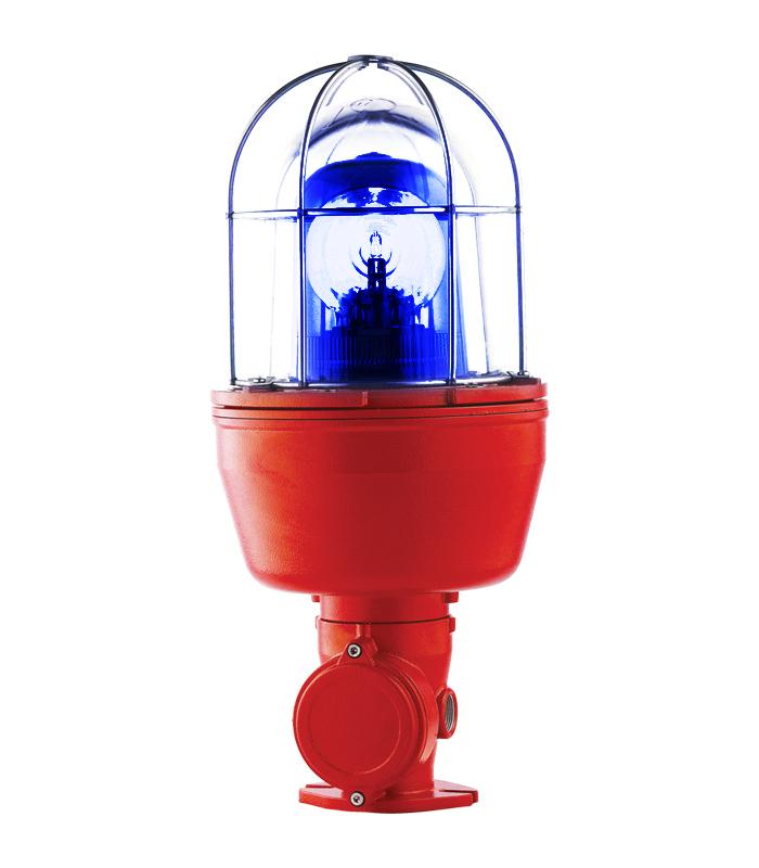 Feu Atex tournant, zone 1/2/21/22, IP66, II 2GD Ex de IIC T6 Ex tD A21 T85 °C