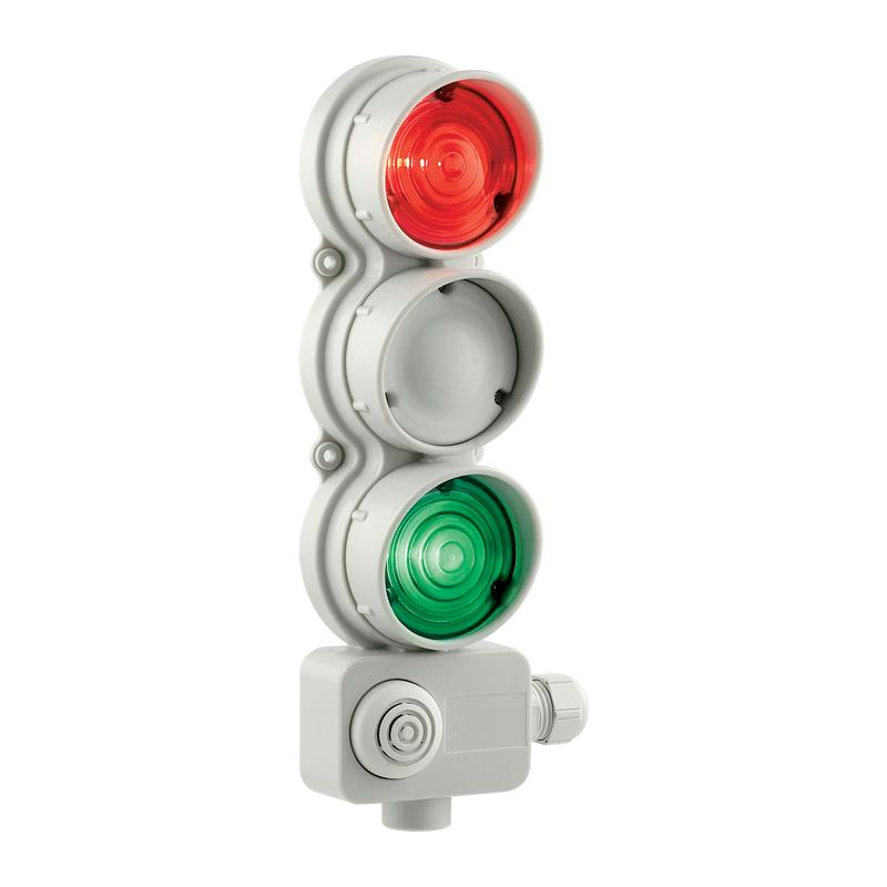 Feu de signalisation bicolore avec buzzer: SMFR 6.2 LD8Q A 48VACDC