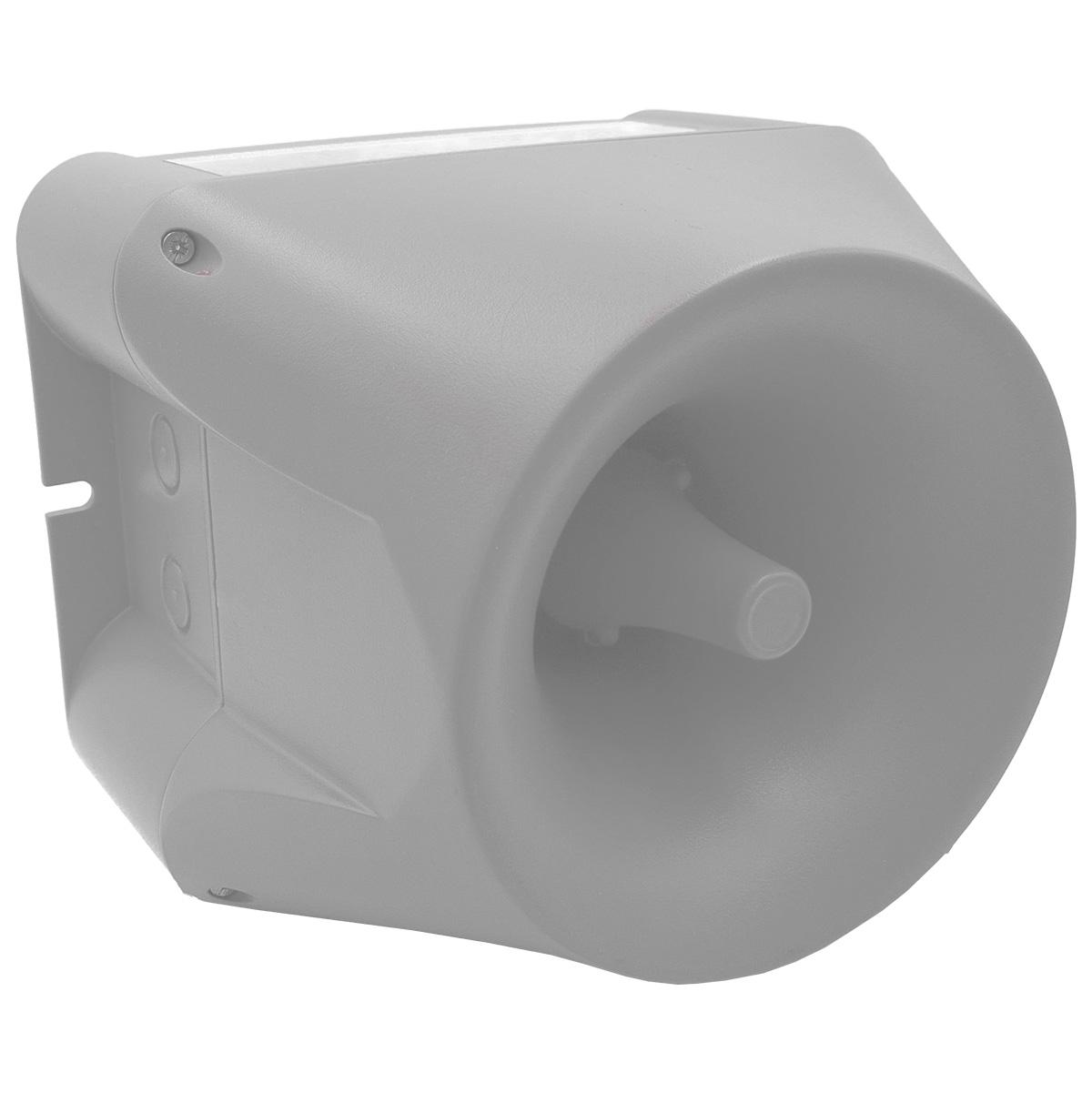 SE120dB sirène électronique 120dB, 100-240VAC, grise, 64 sons, IP66-69K