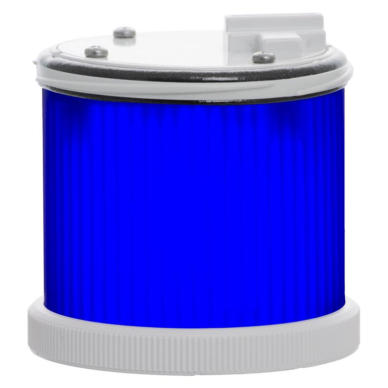 TWS LED : élément lumineux bleu - lumière fixe - lentille opaque - V24ACDC