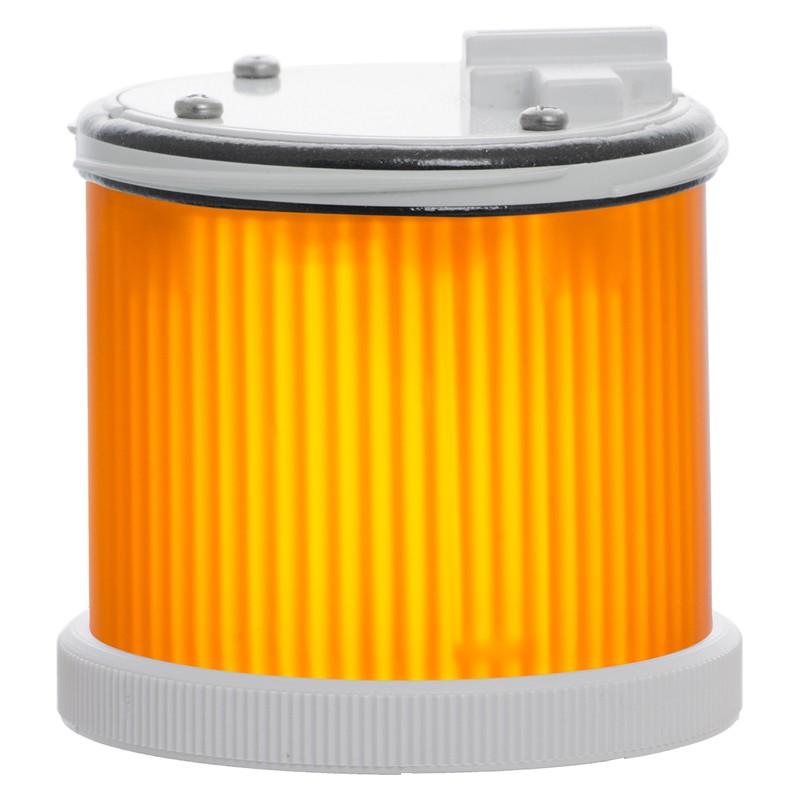 TWS LED : élément lumineux orange - lumière fixe - lentille opaque - V24ACDC