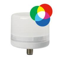 E-LITE RGB : balise LED - flash - multicolore - IP66- 24vcc - connecteur rapide